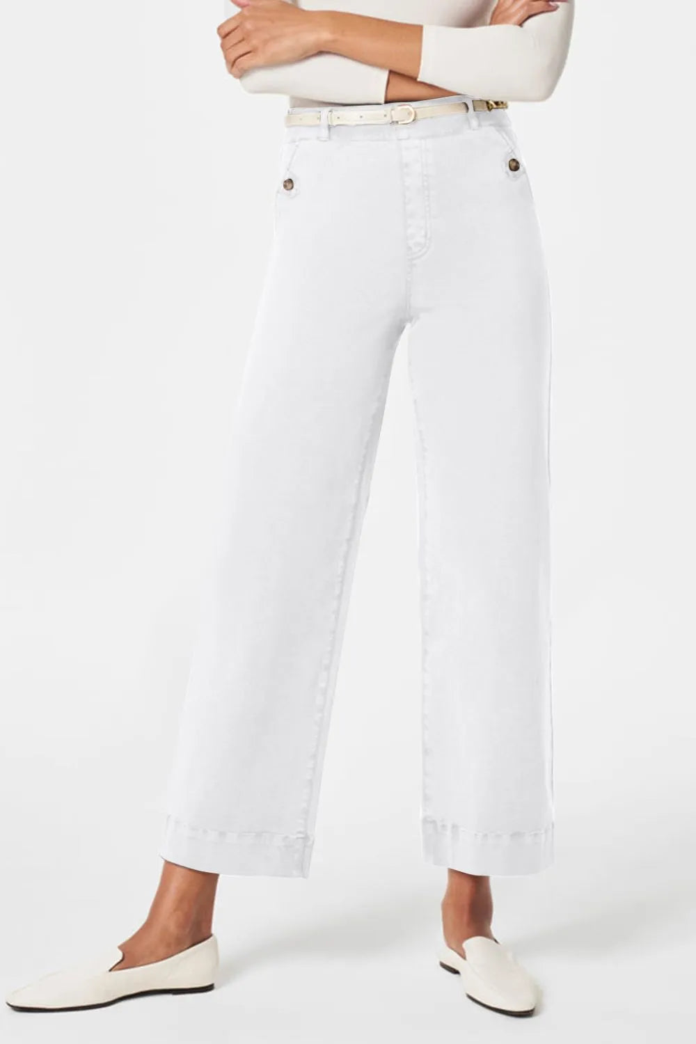 High Waist Jeans with Pockets