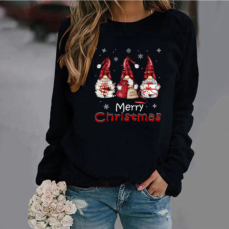 Women's Round Neck Sweatshirt New Arrival Christmas Foreign Trade