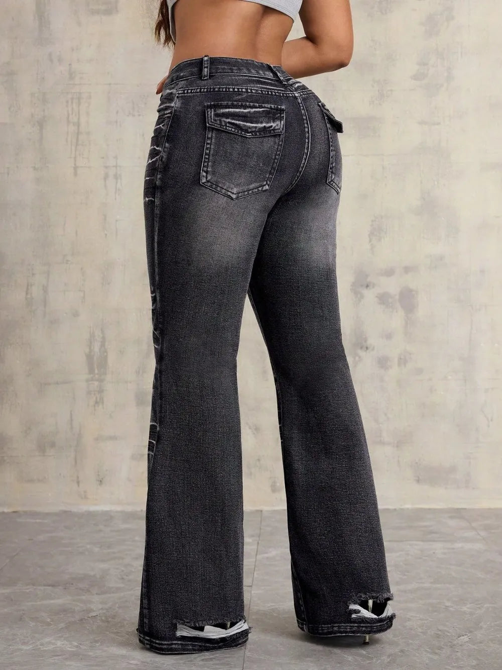 High Waist Bootcut Jeans