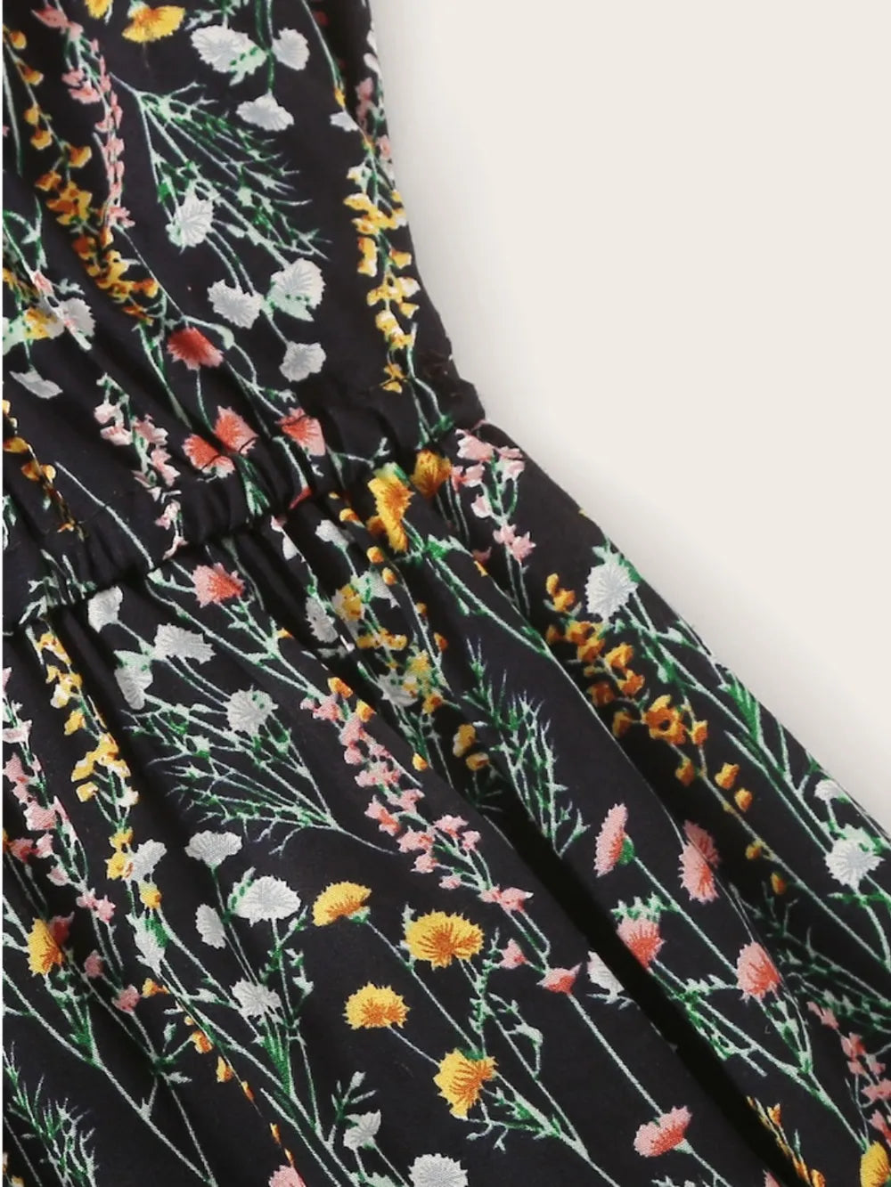 Floral camisole vacation style jumpsuit jumpsuit