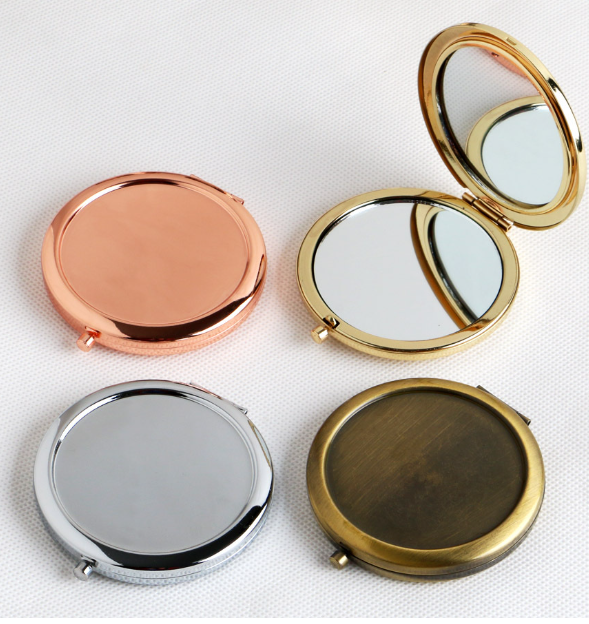 Mini Pocket Cosmetic Compact Mirror Foldable Double Sides Pocket Mirror Girl Beauty Tools