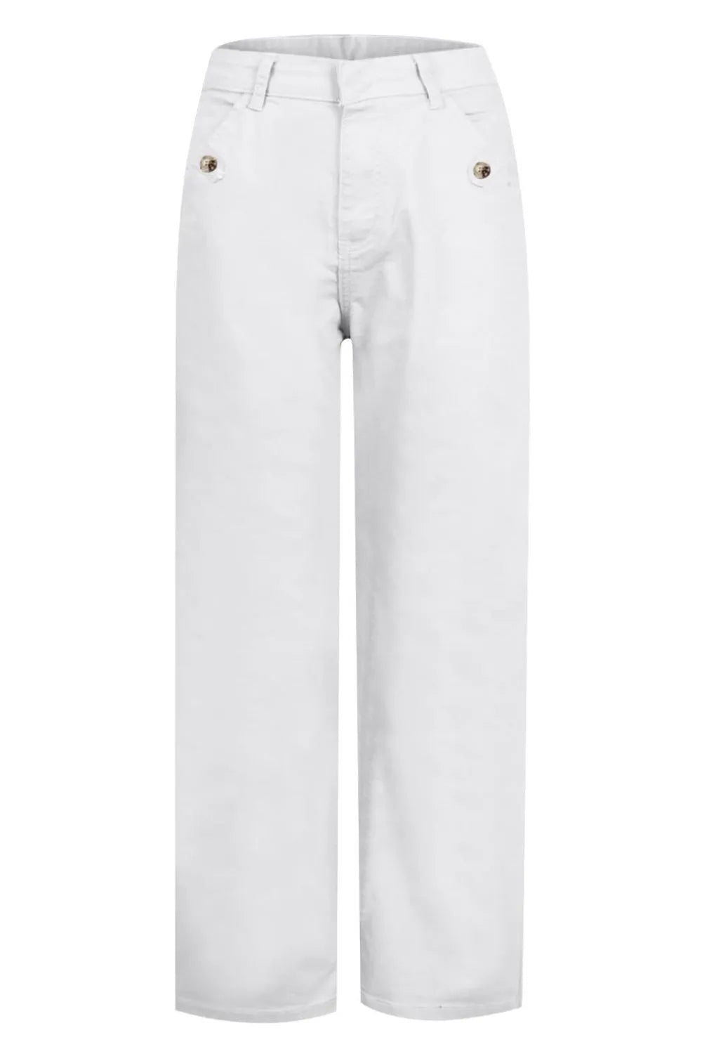 High Waist Jeans with Pockets