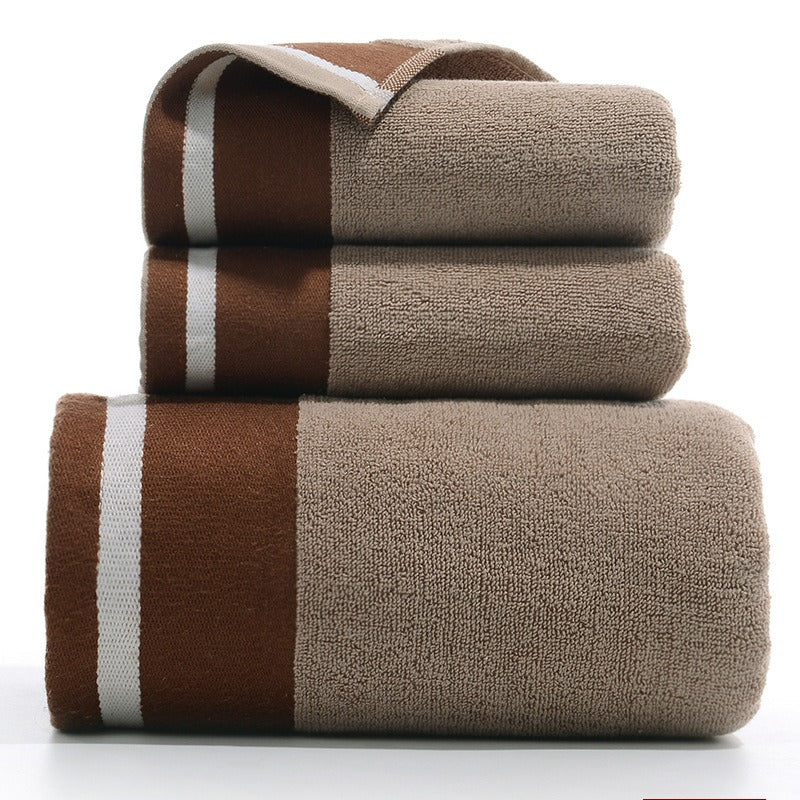 Towel Set Of Pure Cotton Towel Bath Towel Three-Piece Gift Set Xinjiang Cotton