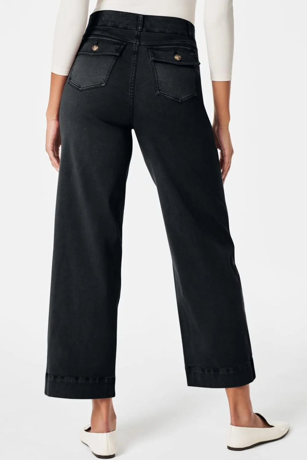 High Waist Jeans with Pockets
