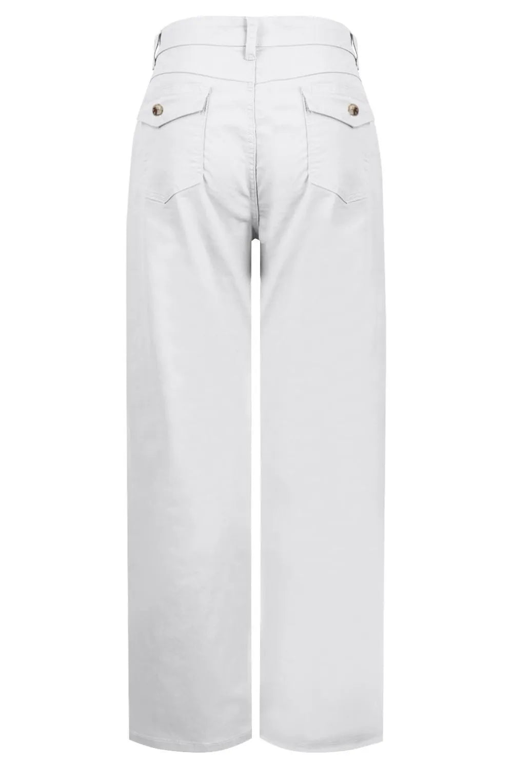 High Waist Jeans with Pockets