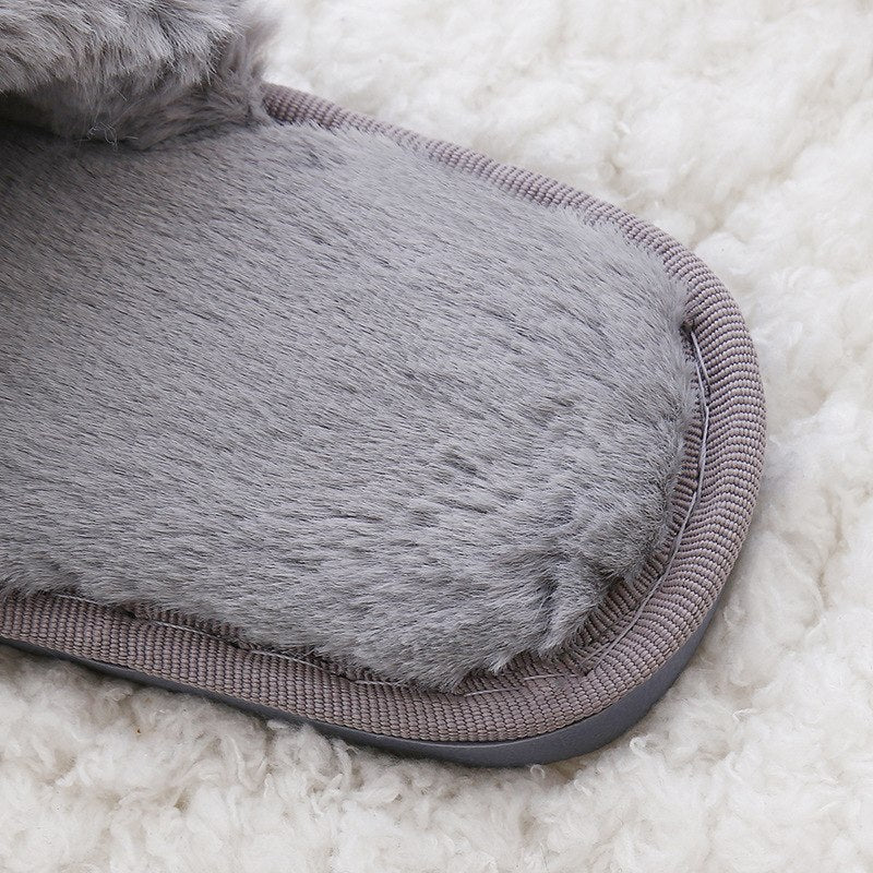 Winter Women Slippers Plush Warm Home Slipper Indoor Shoes Ladies furry Slides Casual Shoes pantoffels dames flip flops