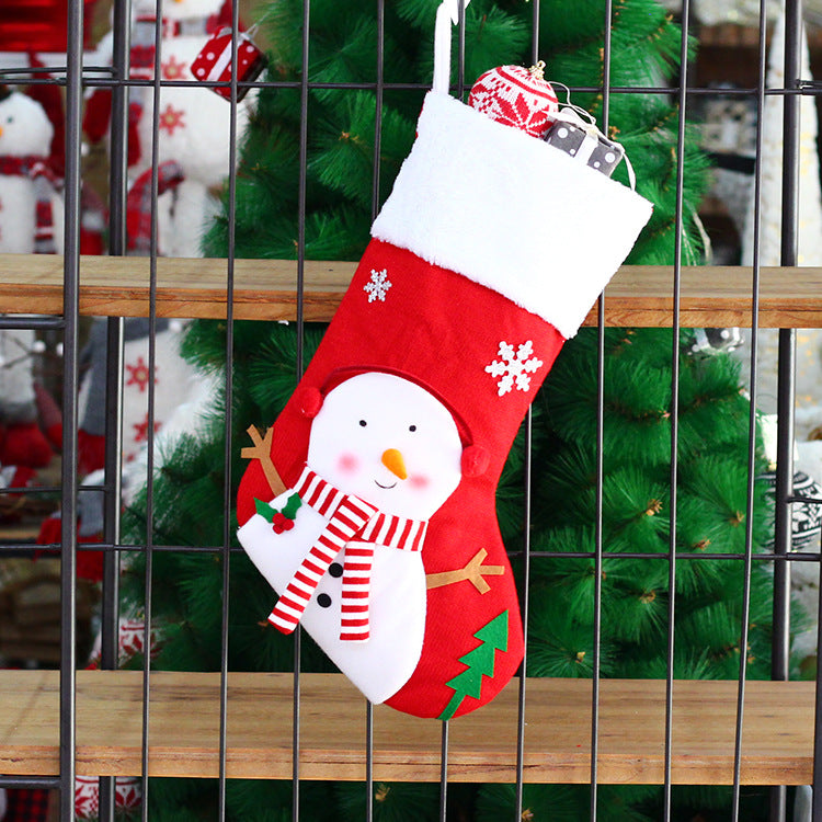 Christmas tree decorations, Christmas socks, gift bags, large candy gift bags, Christmas decorative socks