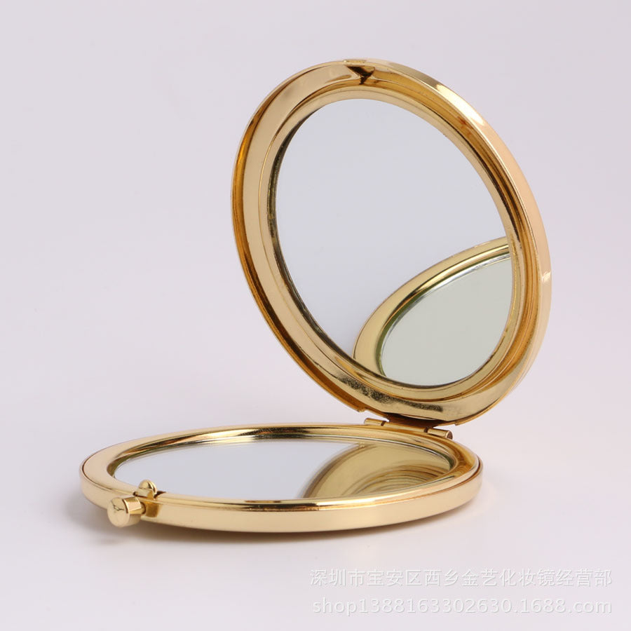 Mini Pocket Cosmetic Compact Mirror Foldable Double Sides Pocket Mirror Girl Beauty Tools
