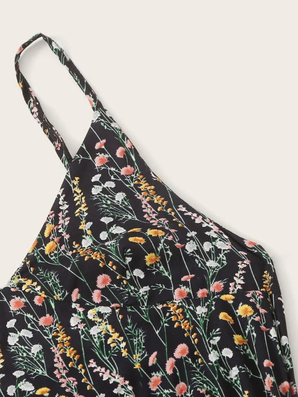 Floral camisole vacation style jumpsuit jumpsuit