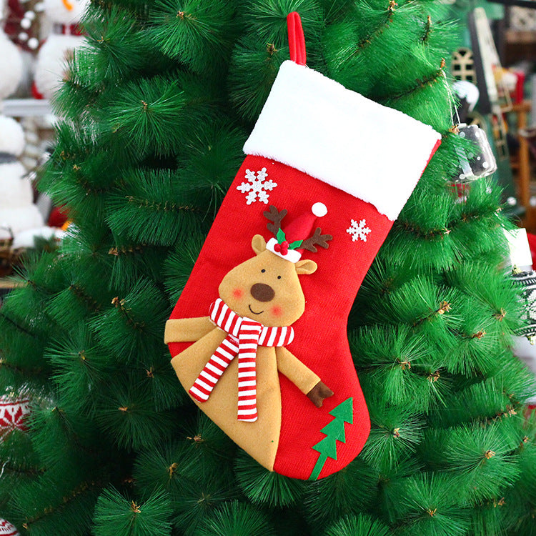 Christmas tree decorations, Christmas socks, gift bags, large candy gift bags, Christmas decorative socks