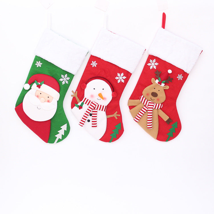 Christmas tree decorations, Christmas socks, gift bags, large candy gift bags, Christmas decorative socks