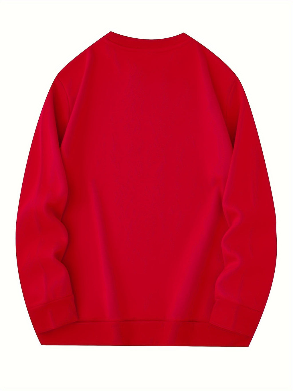 Men's Christmas Gnome Graphic Sweatshirt - Olive Green Casua