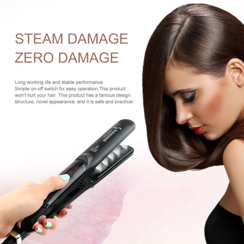 450F ceramic steam straightener porcelain steam rapid heating