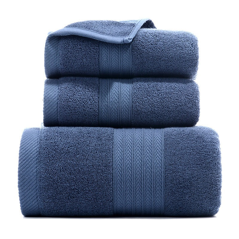 Towel Set Of Pure Cotton Towel Bath Towel Three-Piece Gift Set Xinjiang Cotton