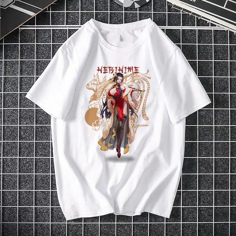 ONE PIECE Pirate King Luffy Fourth Grade Printed T-shirt Thin Top Short Sleeve Anime  Tshirt