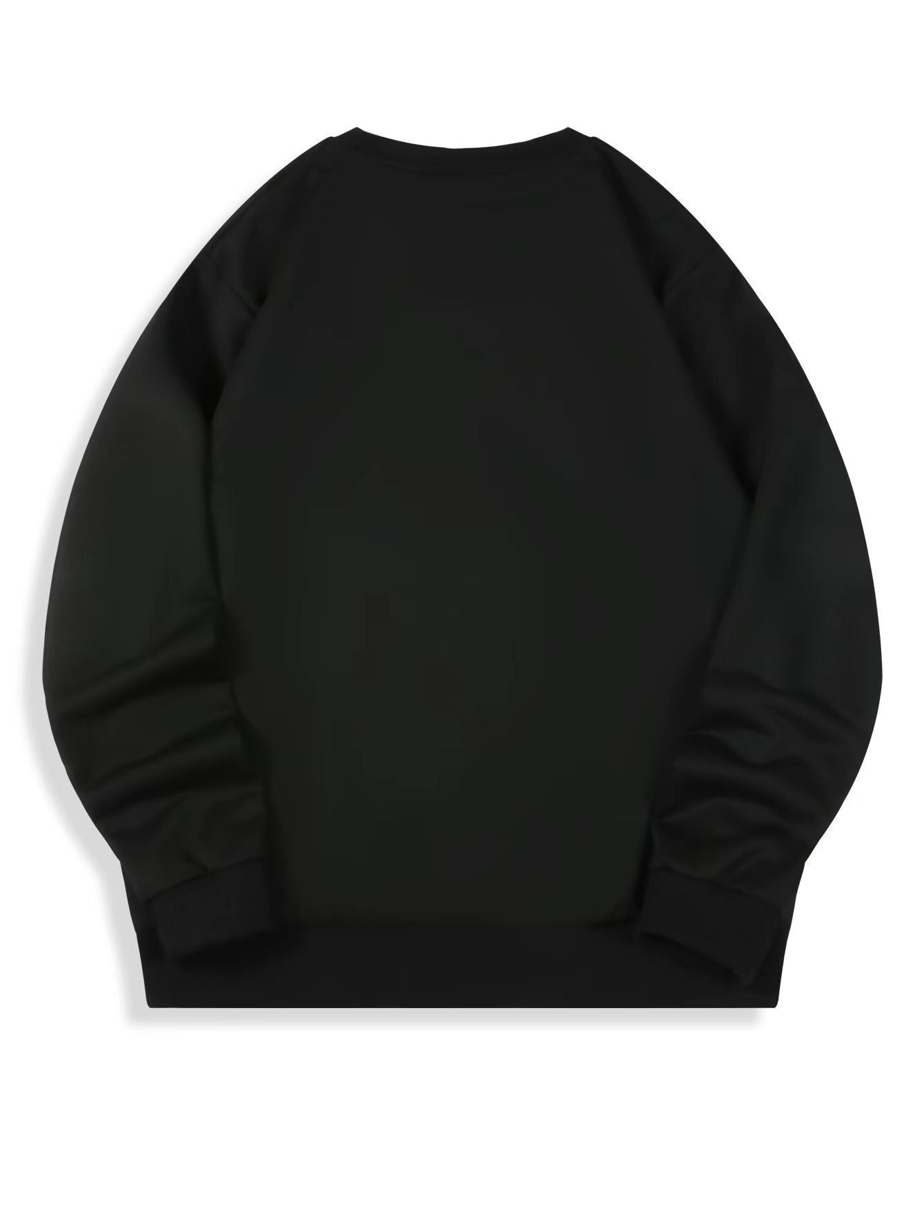 Cozy Christmas Sweatshirt, Men's Casual Loose Fit Long Sleev