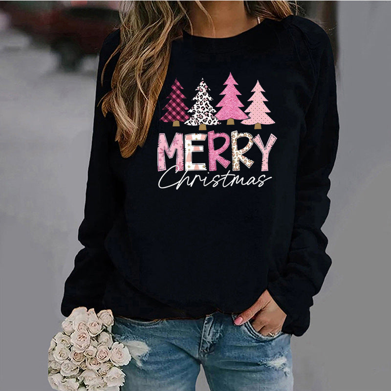 Women's Round Neck Sweatshirt New Arrival Christmas Foreign Trade