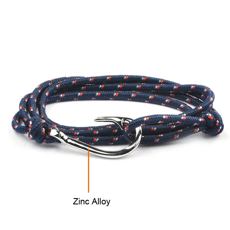 Stainless Steel Anchor Bracelet Rope Bracelets For Women Erkek Bileklik Pulseira Masculina Feminina Men Jewelry Mens jewellery